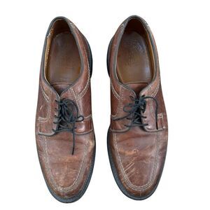 Allen Edmonds Wilbert NWOB Oxford Split Toe Shoe 1951 Lace-up Brown Size 10.5